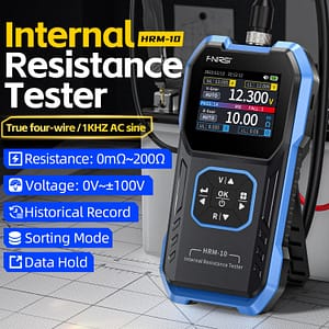FNIRSI® HRM-10 Battery Voltage Internal Resistance Tester