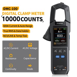 FNIRSI® DMC-100 DC AC Current Voltage Clamp Meter Digital Multimeter
