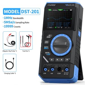 FNIRSI®DST-210 / DST-201 Handheld 3-IN-1 Multimeter Oscilloscope Signal Generator